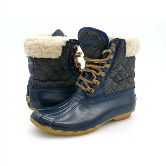 Sperry Shoes - Sperry Top Sider For J Crew Wool Quilted Duck Boots